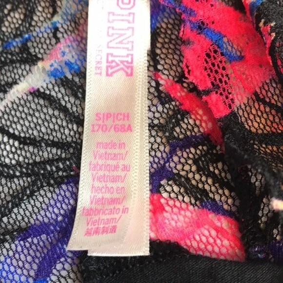 Victoria’s Secret PINK sexy lace colorful thong panty size small - Picture 6 of 8